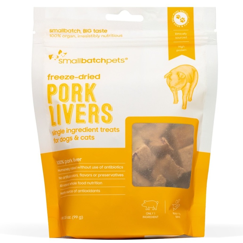 SmallBatch Freeze Dried Pork Liver Treats 3.5oz