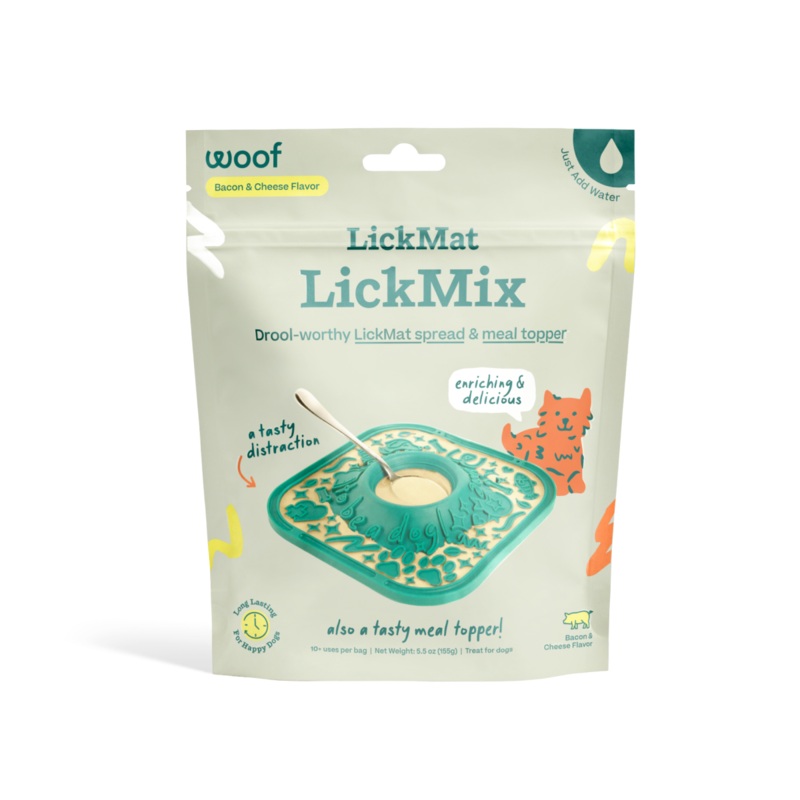 Woof Lickmat LickMix Bacon & Cheese 5.5oz