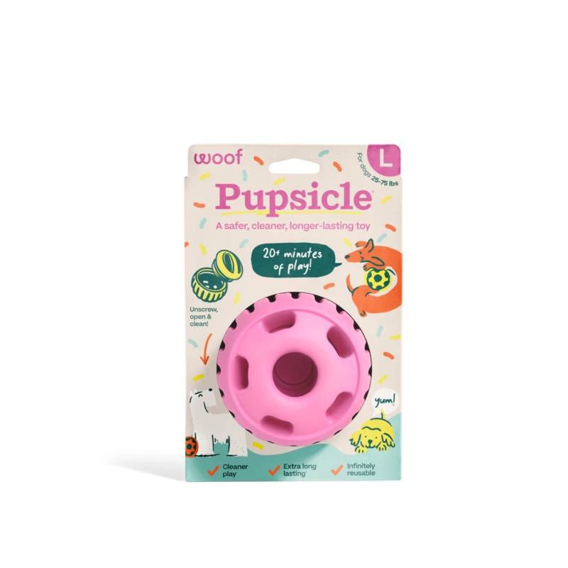 Woof Pupsicle Birthday Pink|Small|Large|XLarge