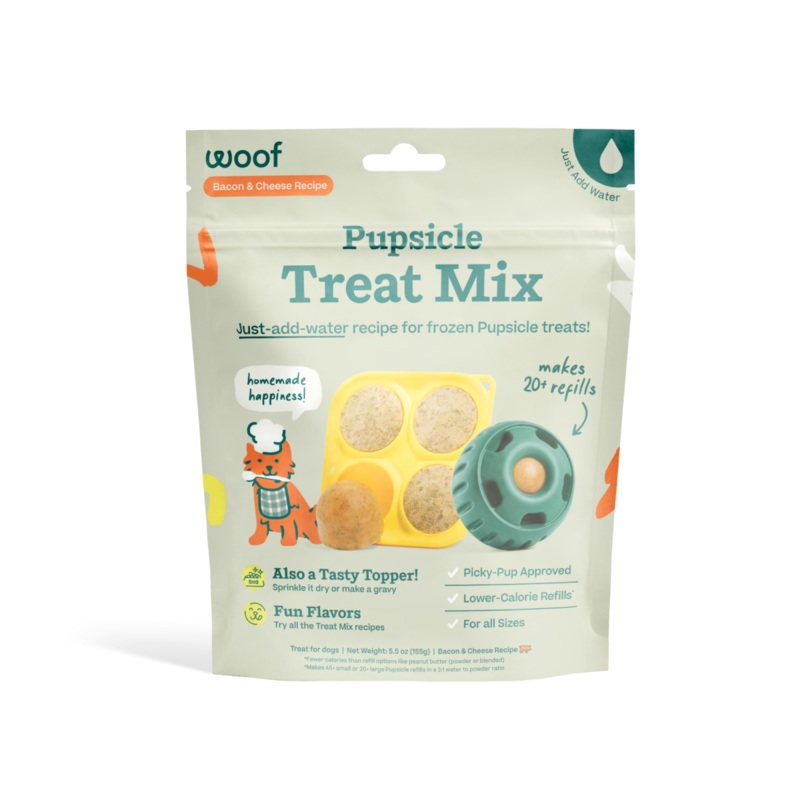 Woof Pupsicle Treat Mix Bacon & Cheese 5.5oz
