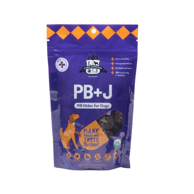 Lord Jameson Organic PB & Jelly Pill Hider Treats 6oz