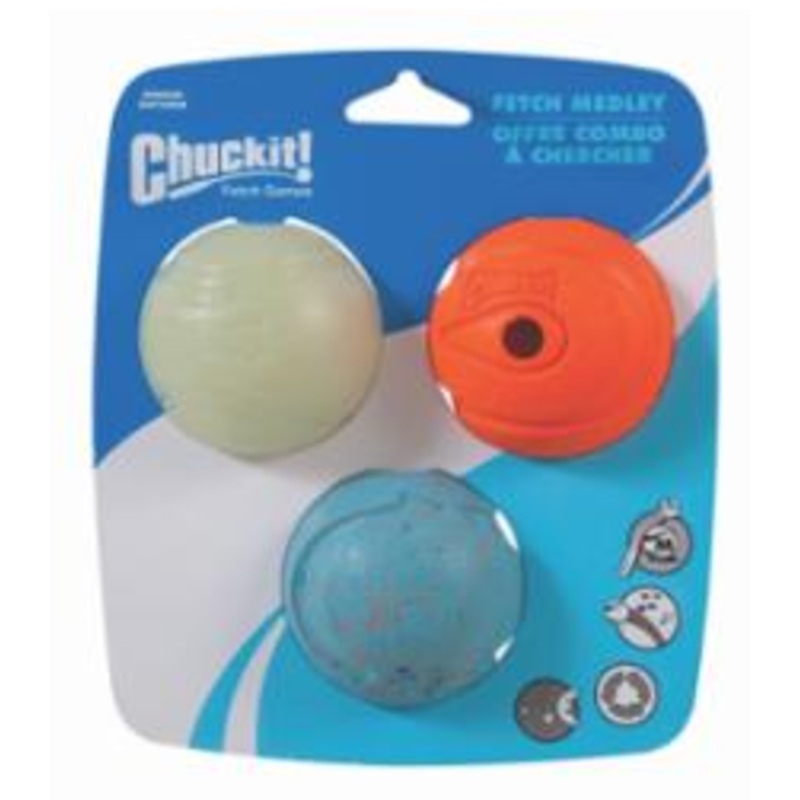 Chuck-it Fetch Medley 3pk