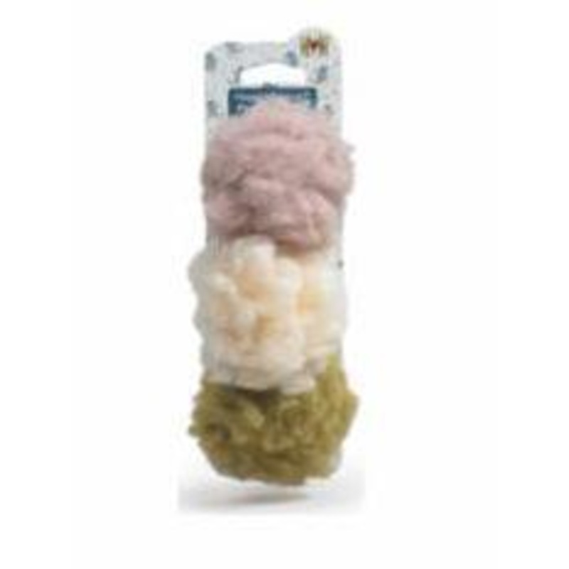 HuggleHound Cat Fluferific Ball 3pk
