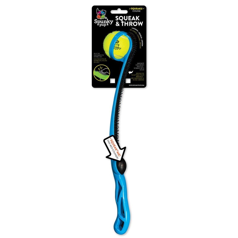 Spunky Pup Squeak & Throw Launcher