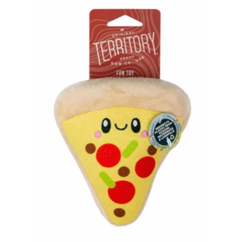 Territory Pizza Plushie w/ Squeaker 6