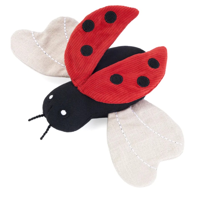 Zippy Paws EcoZippy Corduroy Critter – Ladybug