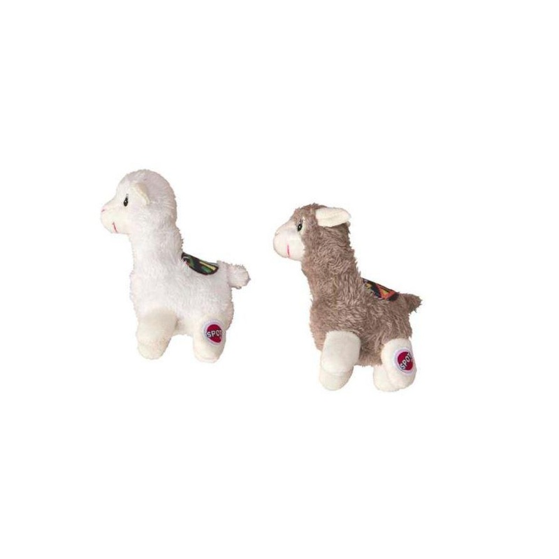 Spot Lil Spots Yo Llama Dog Toy w/ Squeaker 2ct