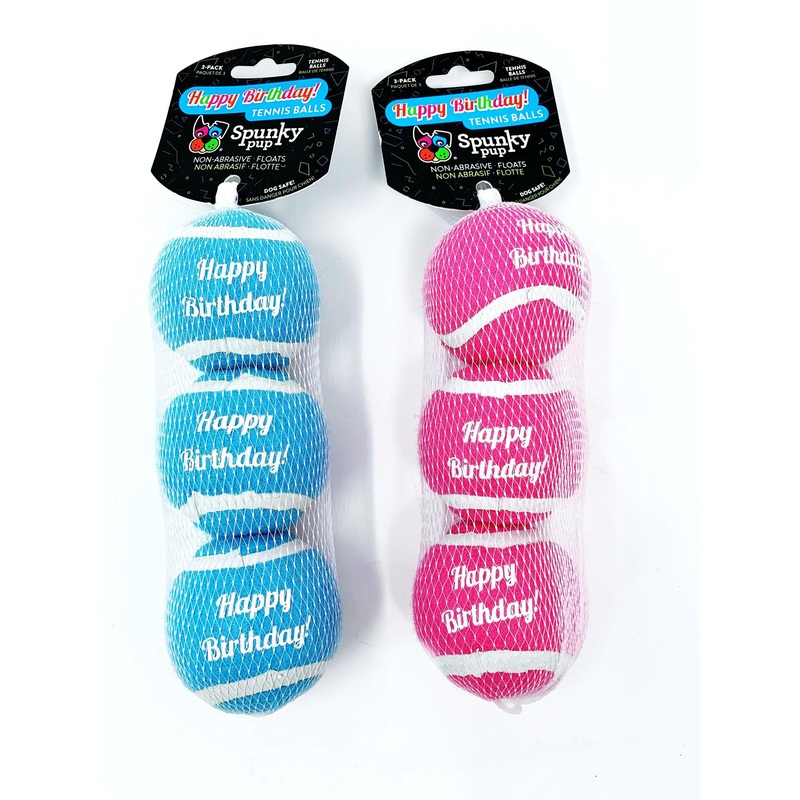 Spunky Happy Birthday Balls 3pk