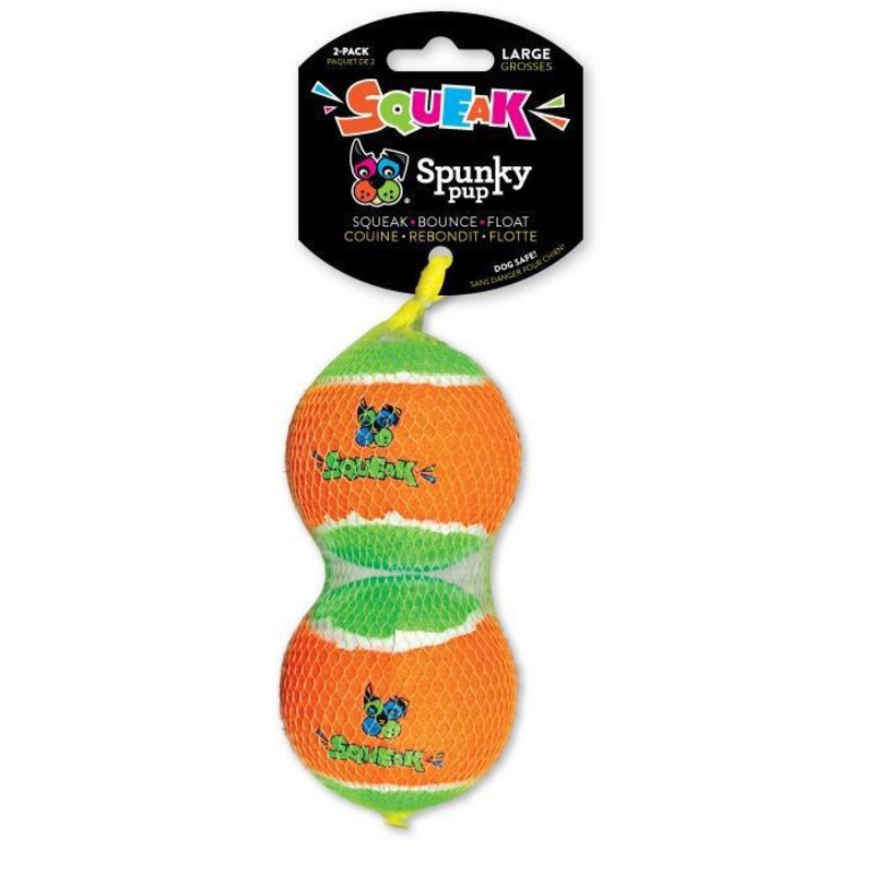 Spunky Tennis Balls LG 2pk