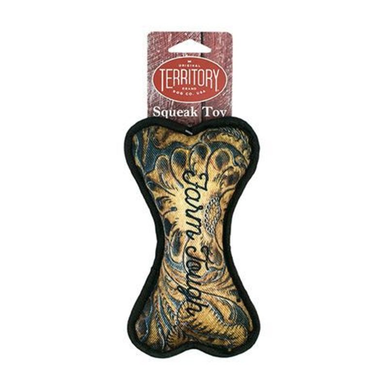 Territory Saddle Bone w/ Squeaker 8