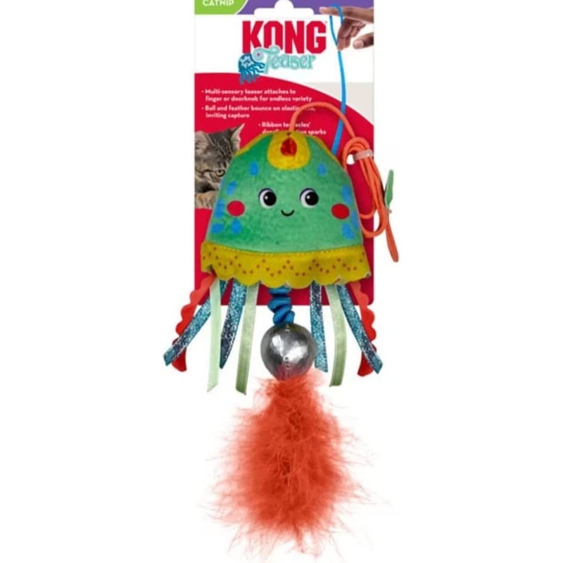 Jellyfish Cat Teaser, Assorted Cat Toy by Kog