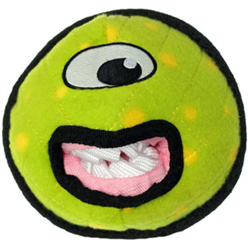 TUFFY – Alien Ball Dog Toy|Green|Red