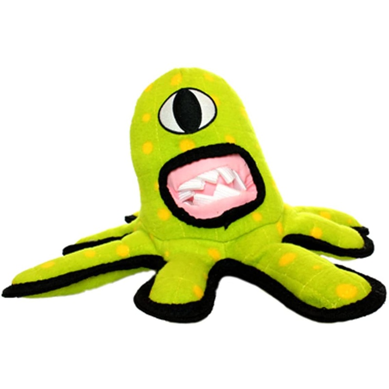 TUFFY -Alien Green Dog Toy