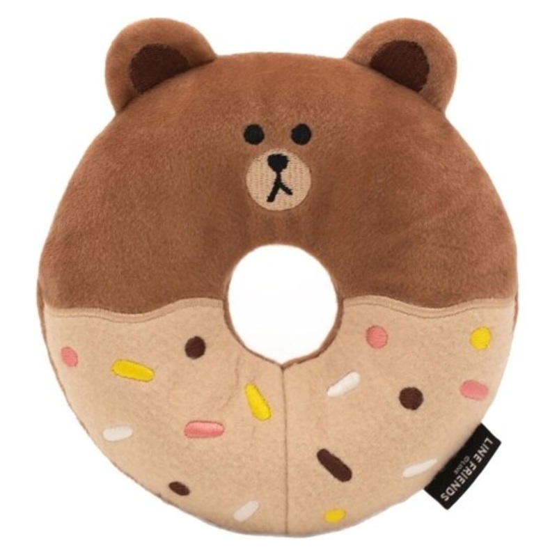 Zippy Paws Line Friends Donutz Buddies Brown