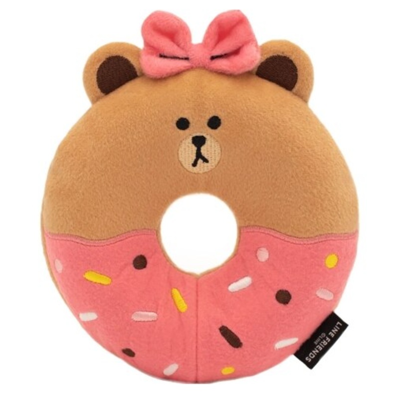 Zippy Paws Line Friends Donutz Buddies Chocolate