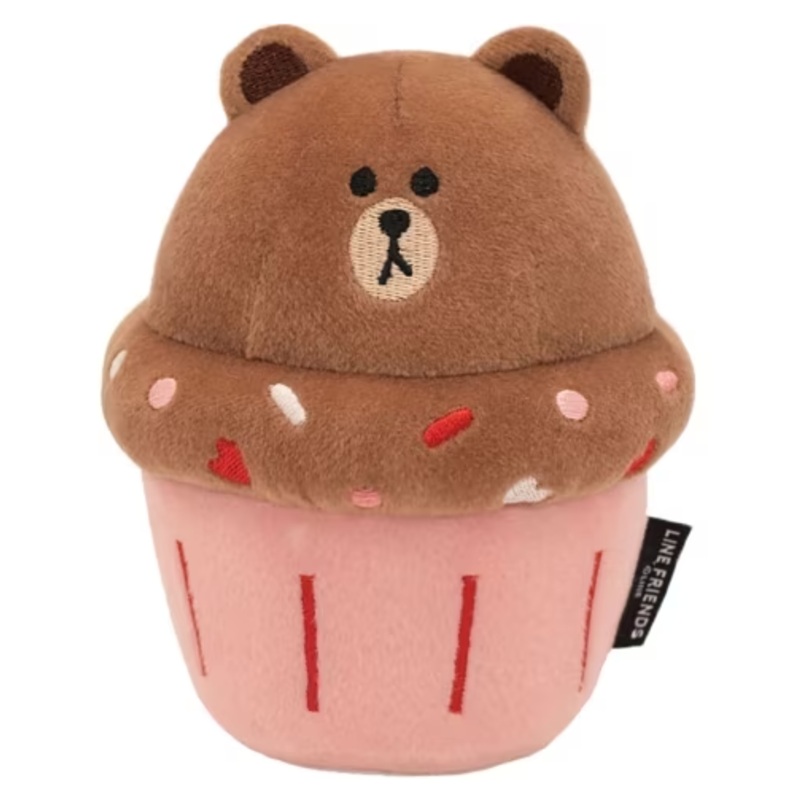 Zippy Paws NomNomz Cupcake Brown MD