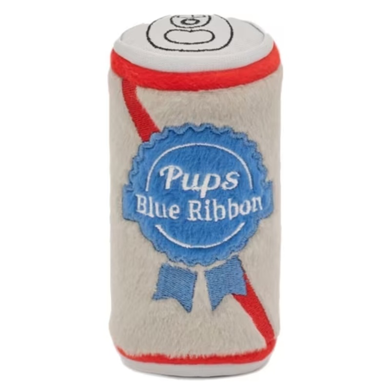 Zippy Paws Squeakie Can Pups Blue Ribbon