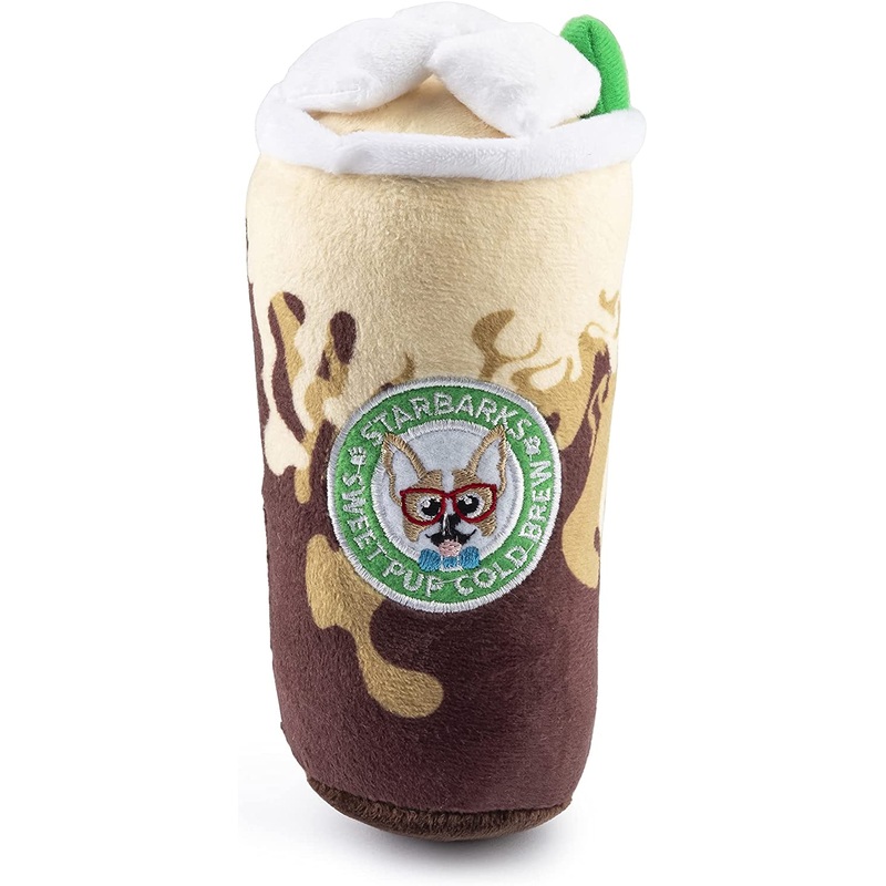 Starbarks Sweet Pup Cold Brew Plush Dog Toy