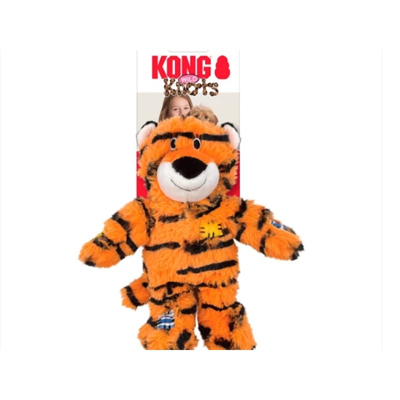 Wild Knots Tiger Dog Toy|Small/Medium|Medium/Large