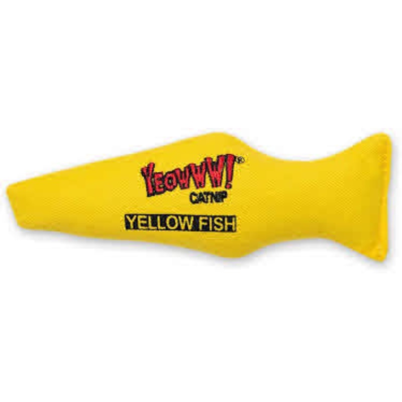 Yellow Fish Catnip Toy