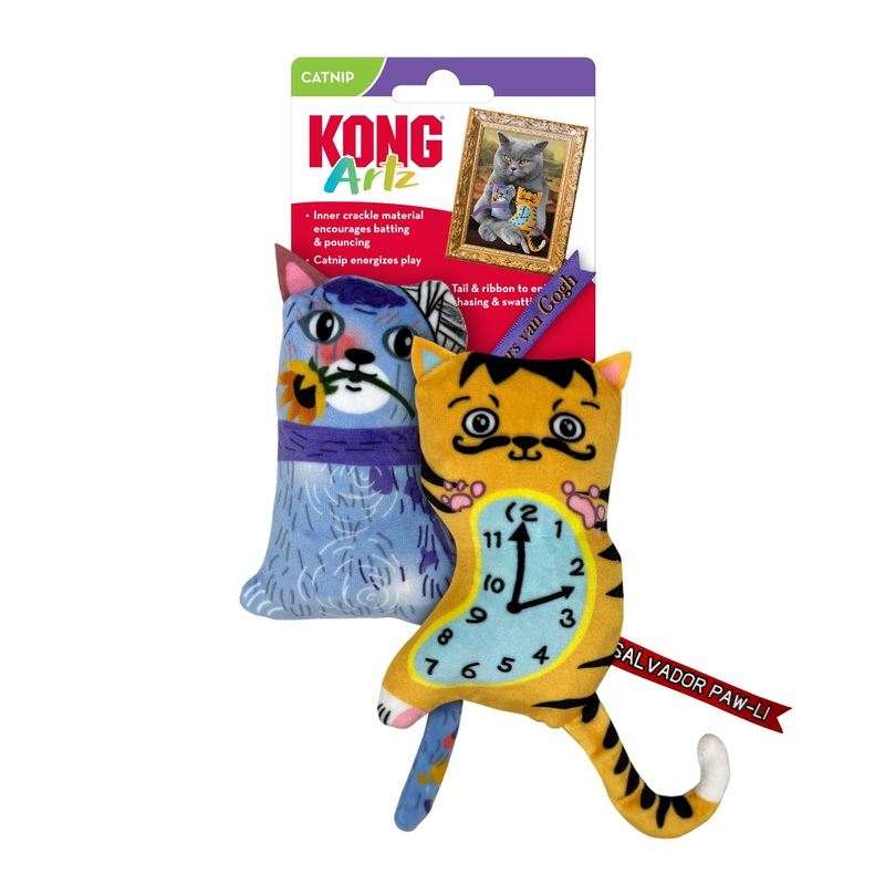 Artz Dali Van Gogh 2 Pack – Catnip Cat Toy