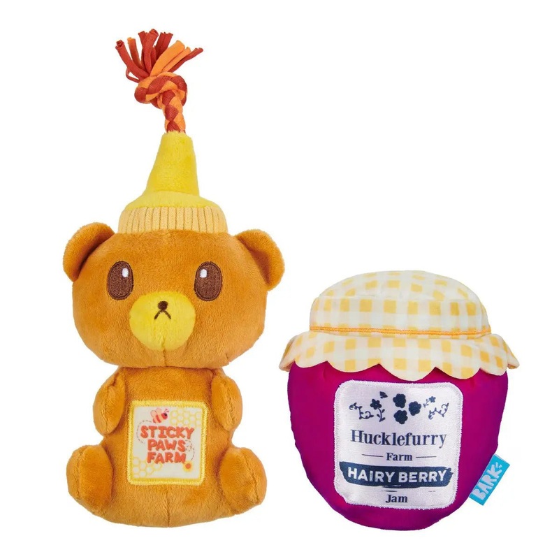 BARK That’s My Jam, Honey Plush Dog Toy