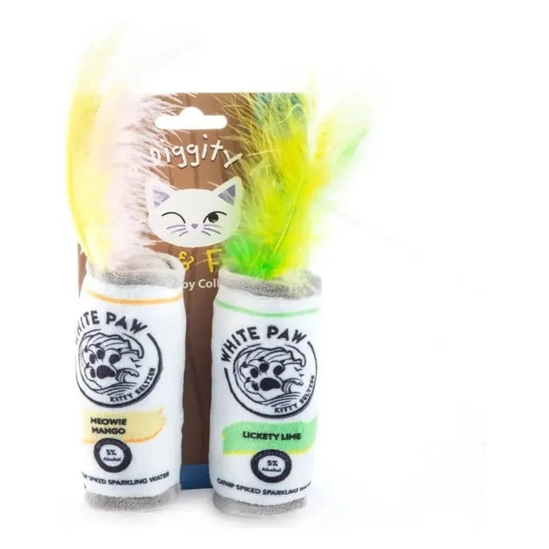 Haute Diggity Dog White Paw Mango & Lime Organic Catnip Toys