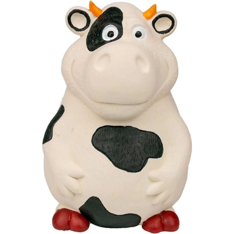 Territory Farm Squeaker Natural Rubber Animal Dog Toy