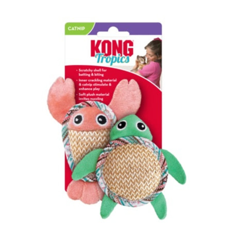 Tropics Pals Sea Creatures 2 Pack – Catnip Cat Toy