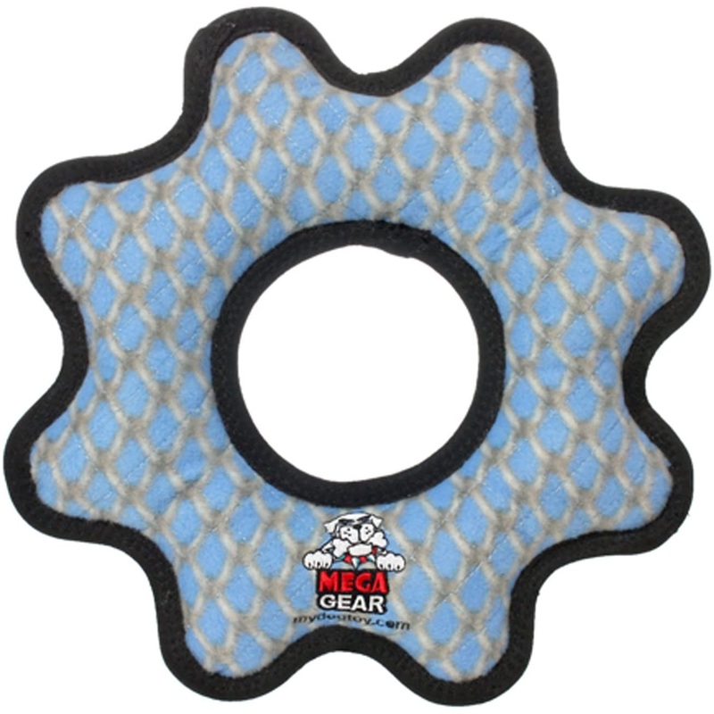 Tuffy Mega Gear Ring Dog Toy|Chain Link|Tiger|Brick