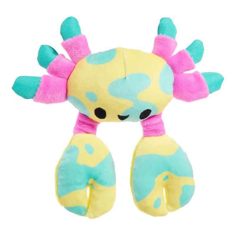 BARK Moe The Mosaic Crab Plush Dog Toy