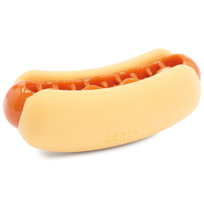 BARK Super Chewer Treat Meat Hot Dog Dog Chew Toy