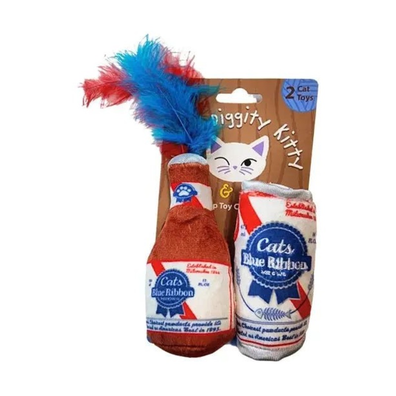 Haute Diggity Kitty Cats Blue Ribbon Designer Cat Toys