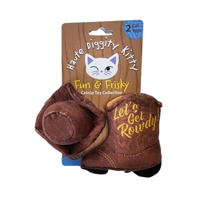 Haute Diggity Kitty Kitty Cowboy Designer Cat Toys