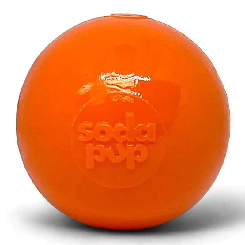 SodaPup TPE Squeaker Ball Dog Fetch Toy Medium