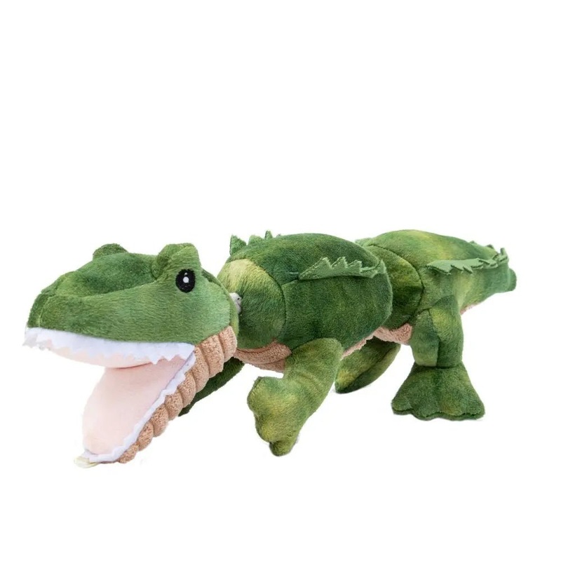 Tall Tails Jointed Plush Alligator Plush Dog Toy
