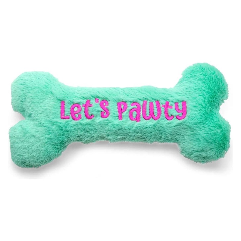 ThoozyPet Birthday Bone Plush Dog Toy