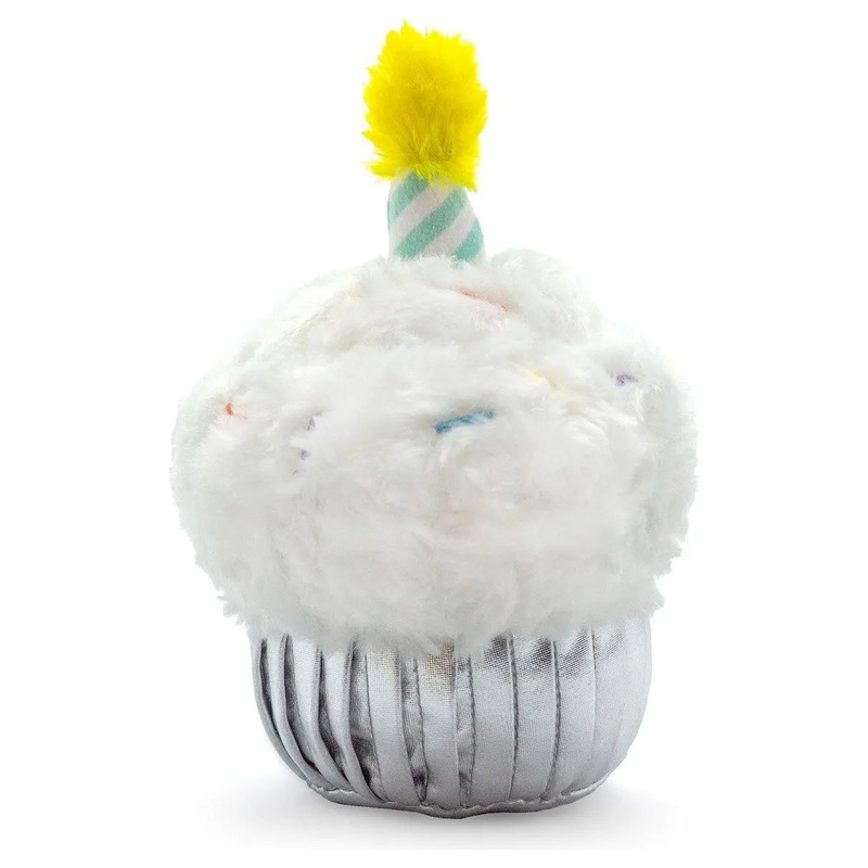 ThoozyPet Birthday Cupcake Plush Dog Toy 7