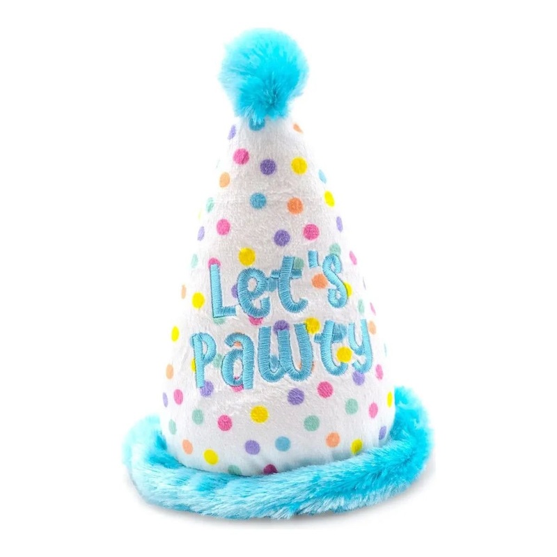 ThoozyPet Birthday Hat Plush Dog Toy 7