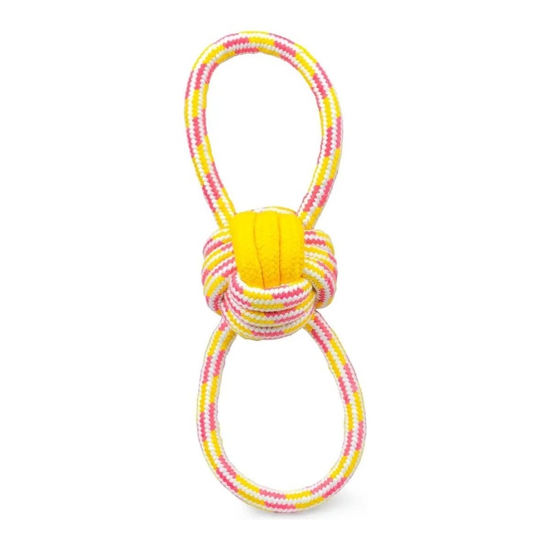 ThoozyPet Figure 8 Knot Ball Rope Dog Toy