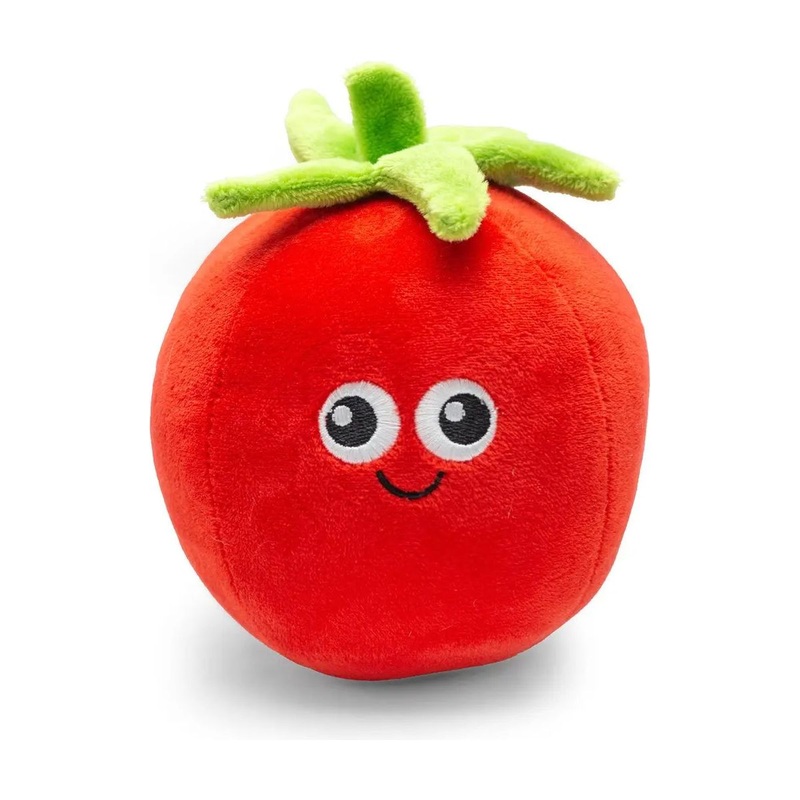 ThoozyPet Tomato Plush Dog Toy 5.5