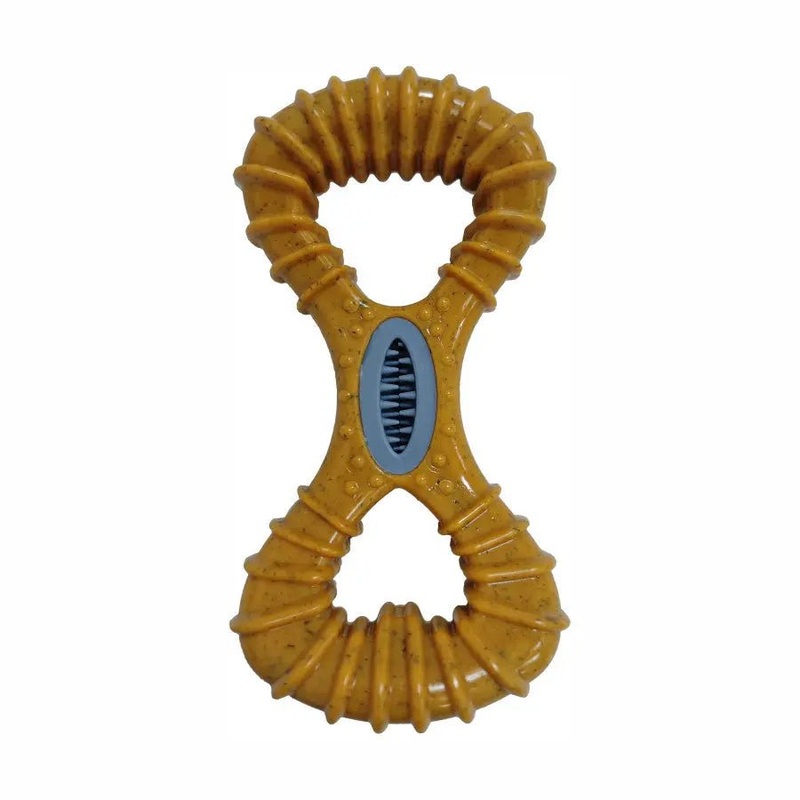 Bam-Bone Dental Dog Toy|Bison|Chicken|Peanut Butter|5.5 Inches|6 Inches