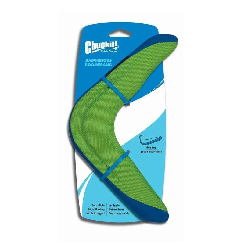 Chuckit! Amphibious Boomerang Dog Toys Color Medium