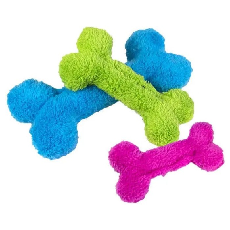 Cycle Dog Duraplush Bones|Small(Fuchsia) 6.5″ (16.5cm)|Medium(Green) 8″ (20cm)|Large/XL(Blue) 10.5″ (26.5cm)