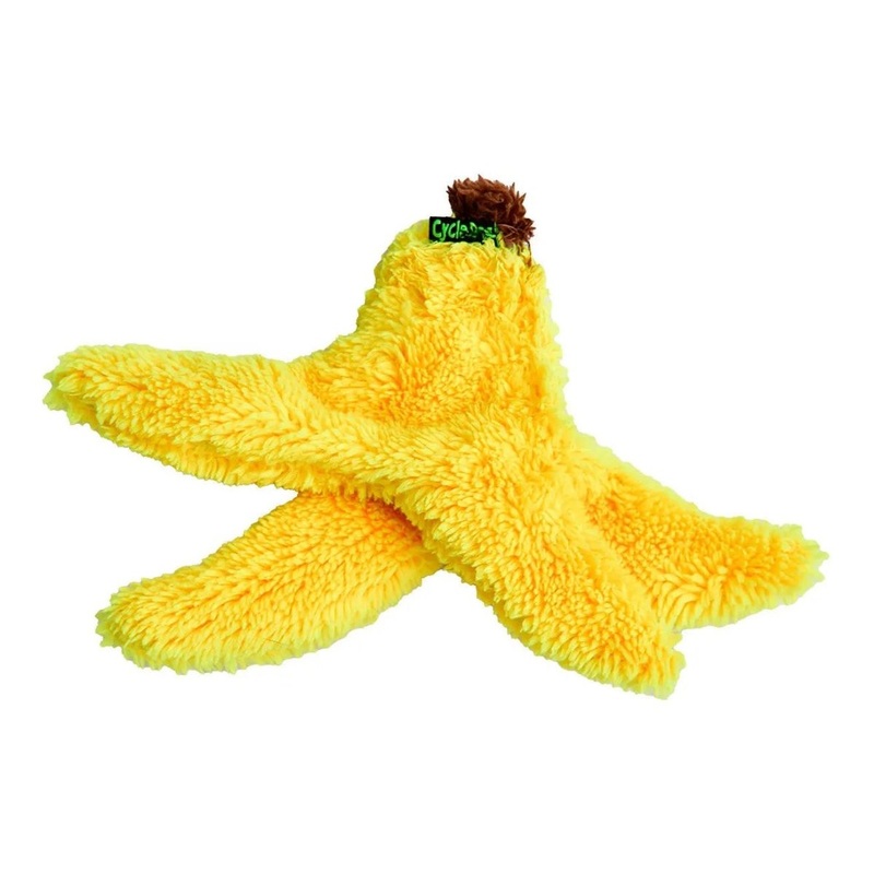 Cycle Dog Duraplush Small Banana Peel Dog Toy