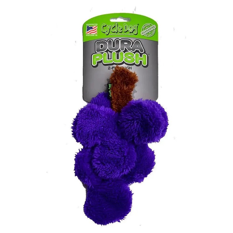 Cycle Dog Duraplush Small Grapes Dog Toy