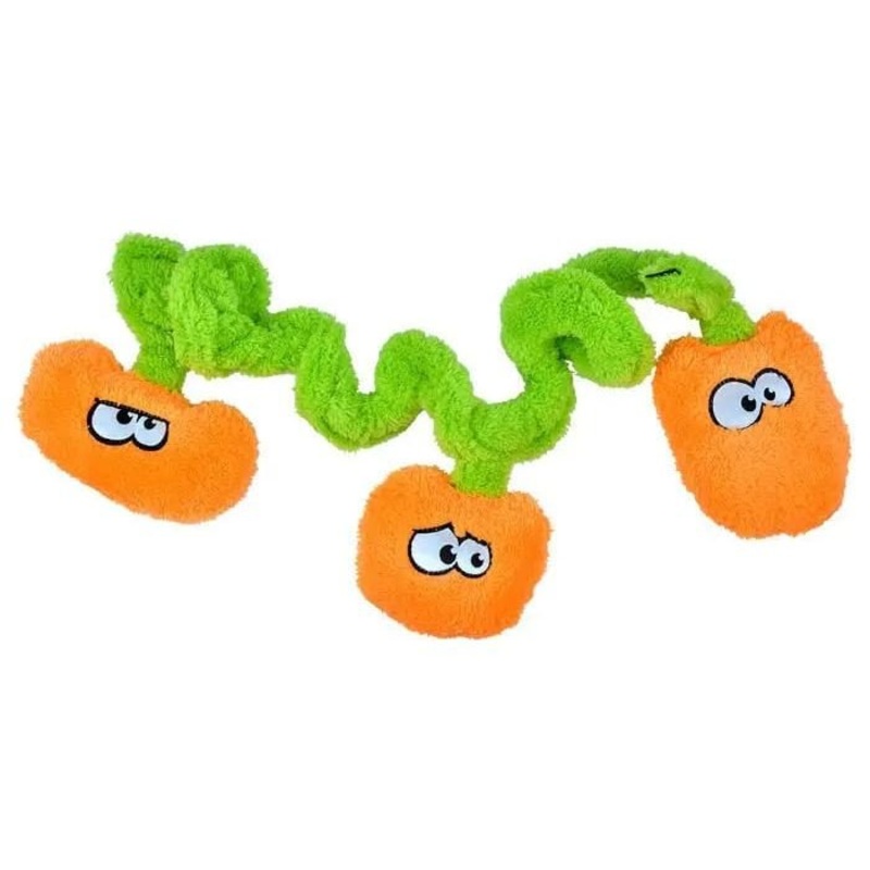 Cycle Dog Duraplush Springy Pumpkin Patch Dog Toy