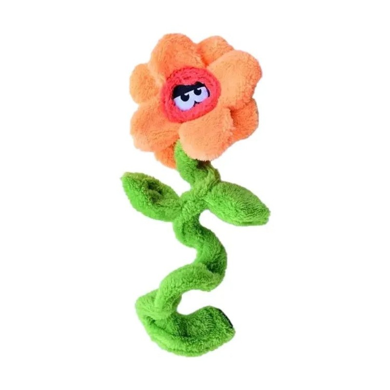 Cycle Dog Duraplush Unstuffed Springyflowers Dog Toy