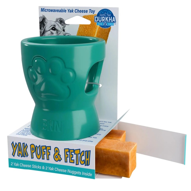 Durkha Puff & Fetch Toy – Yak Cheese Playtime Delight