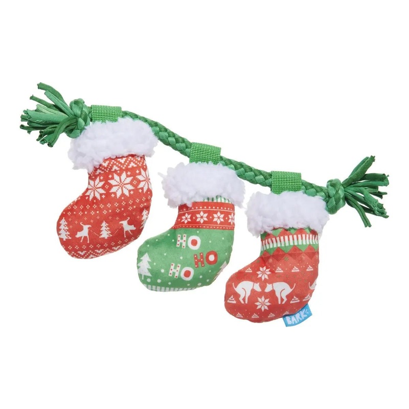 BARK Stocking Tuggers Plush Dog Toy